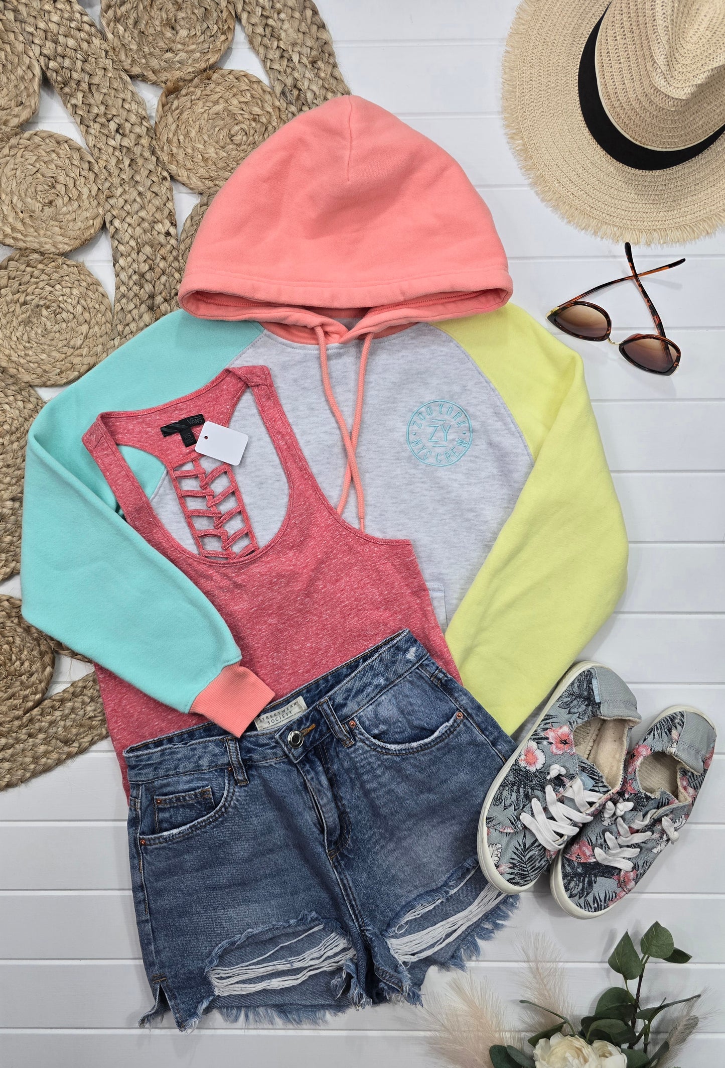 Ensemble Zoo York, Vans, Streetwear Society et Roxy, XSmall - 5