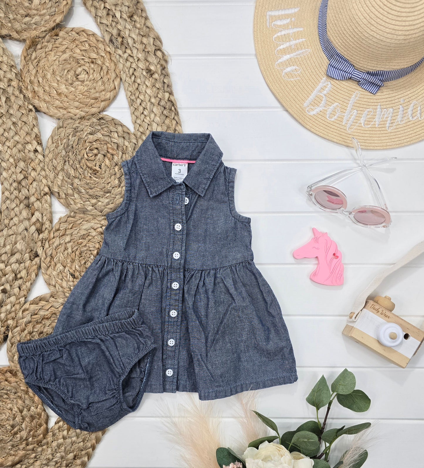 Robe Carter's, 3 mois
