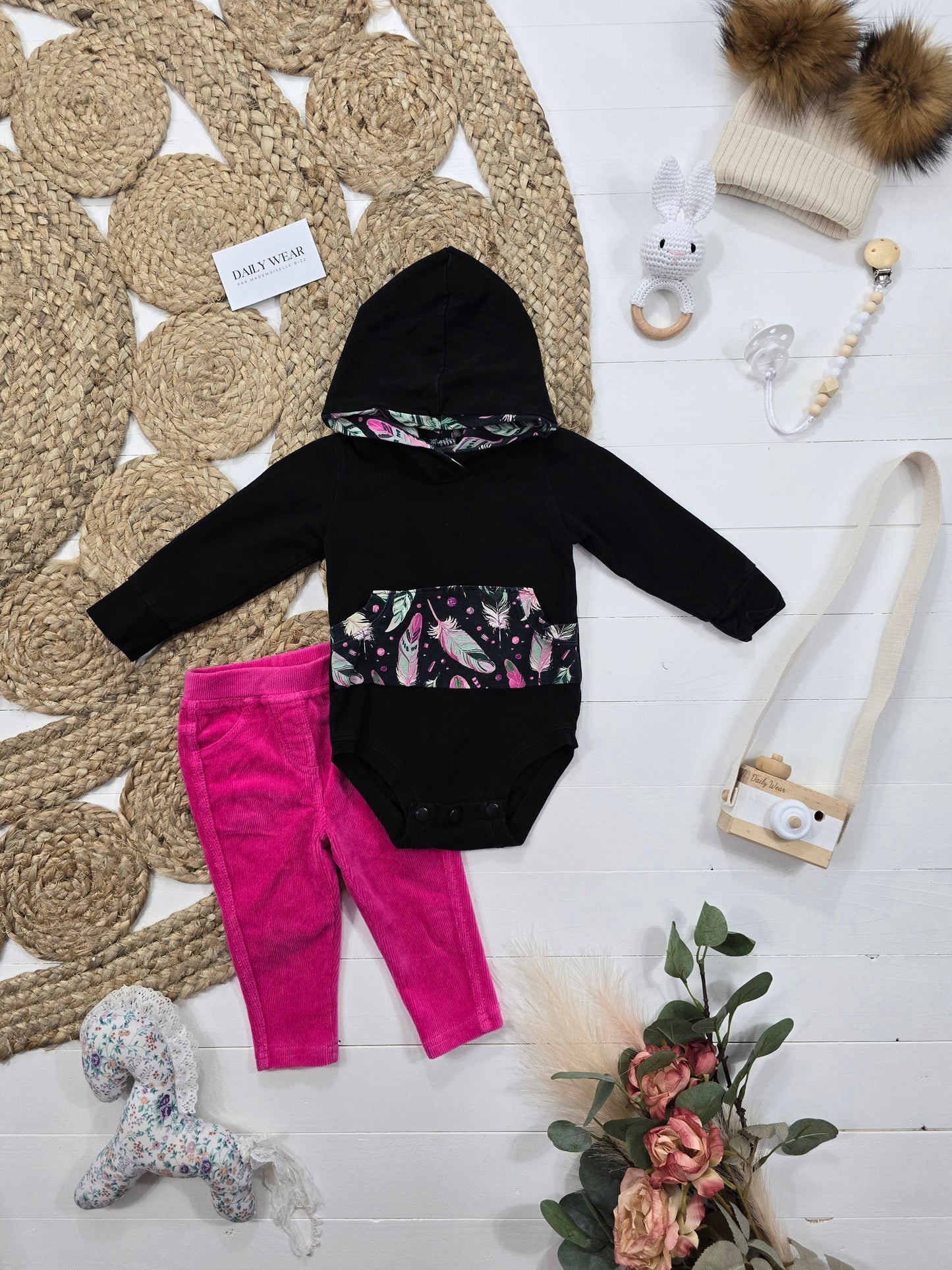 Ensemble Création les 2 Copines et George, 6-12 mois