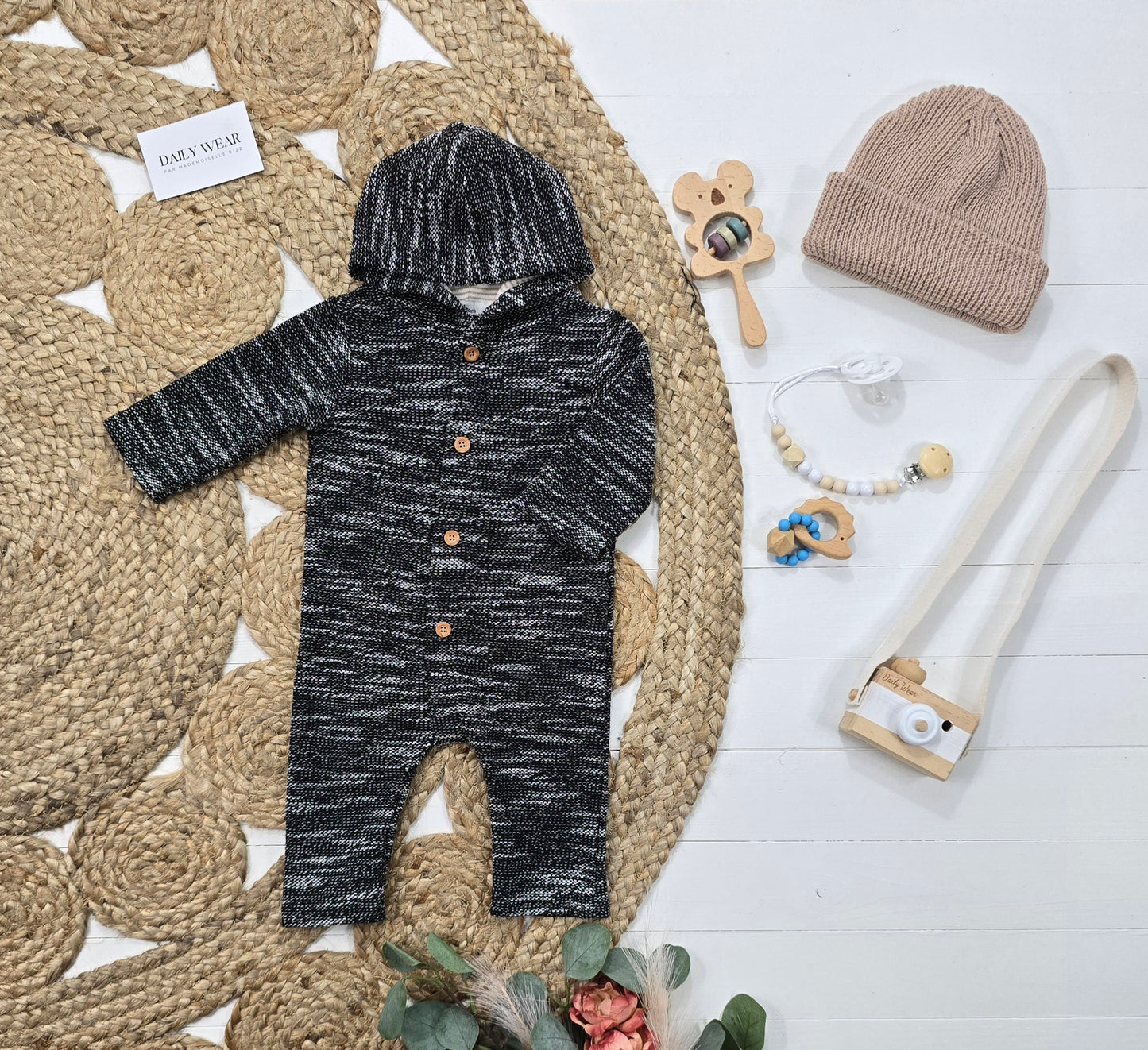 Combinaison Trois Moutons, 3 mois