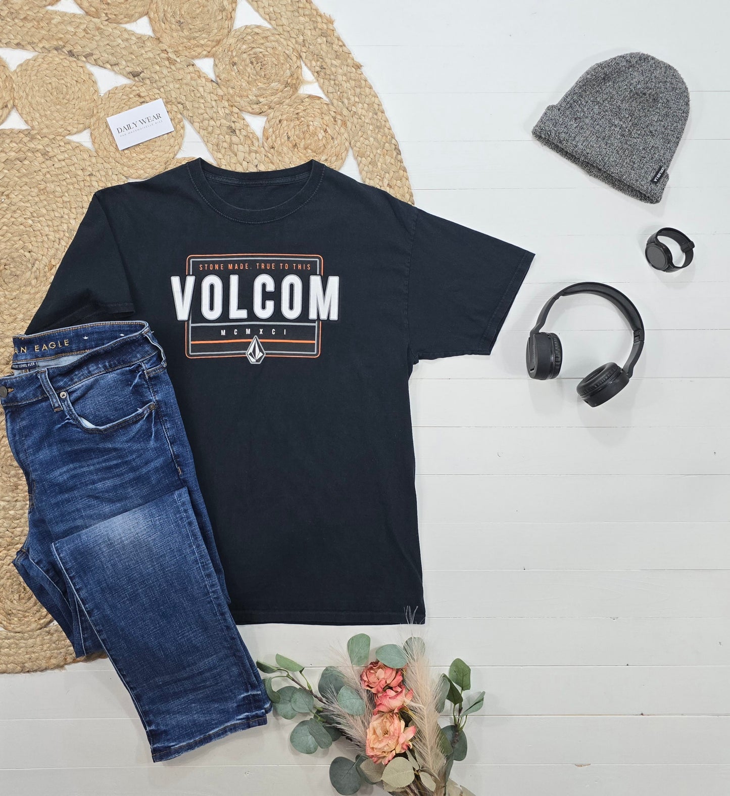 Ensemble Volcom, Obey et American Eagle, Large-36