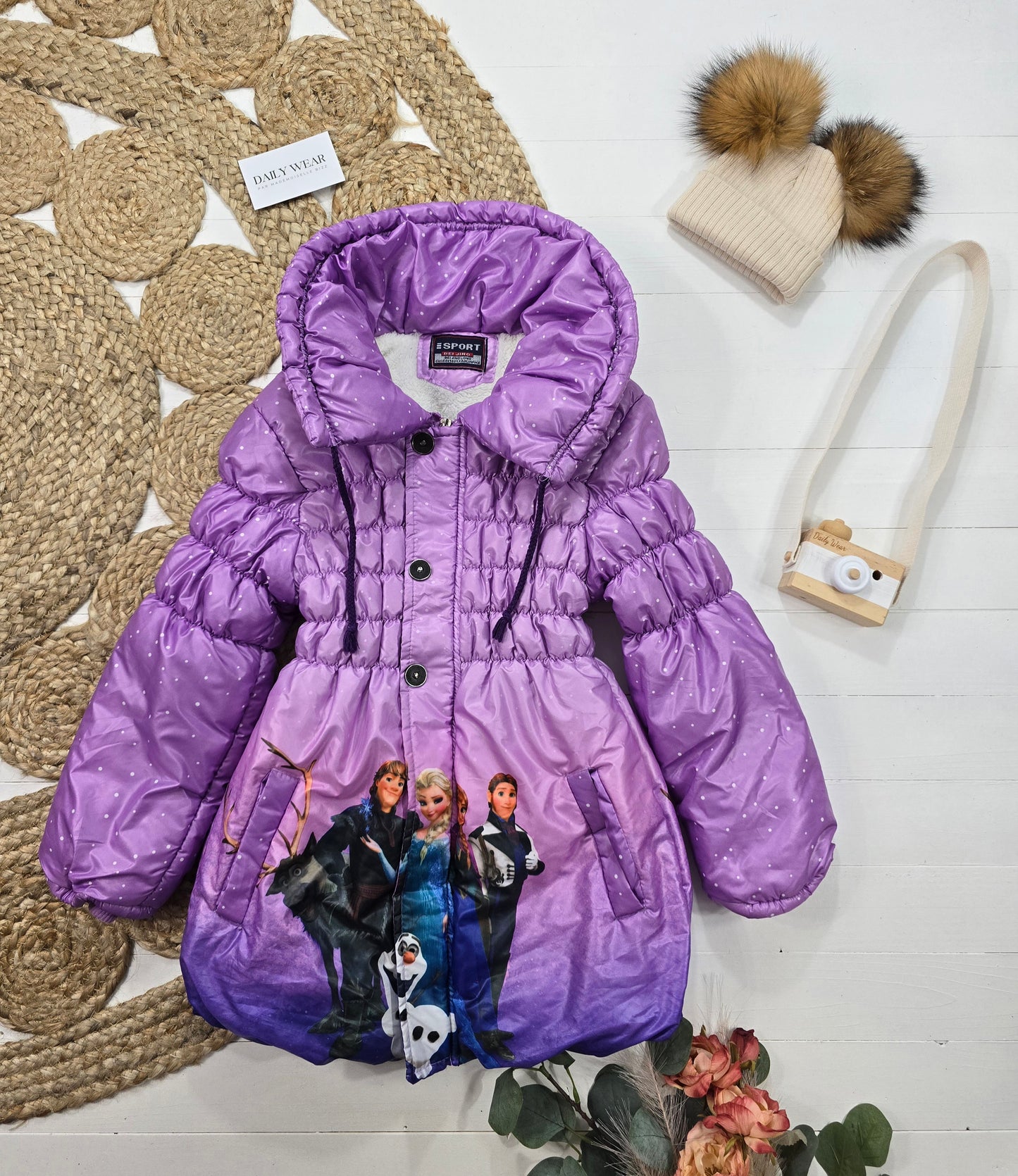 Manteau La Reine des neige, 6-7 ans