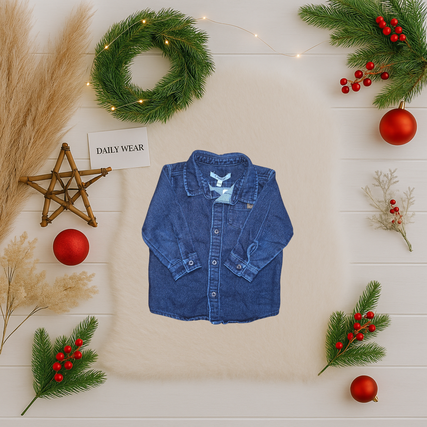 Chemise George, 18-24 mois