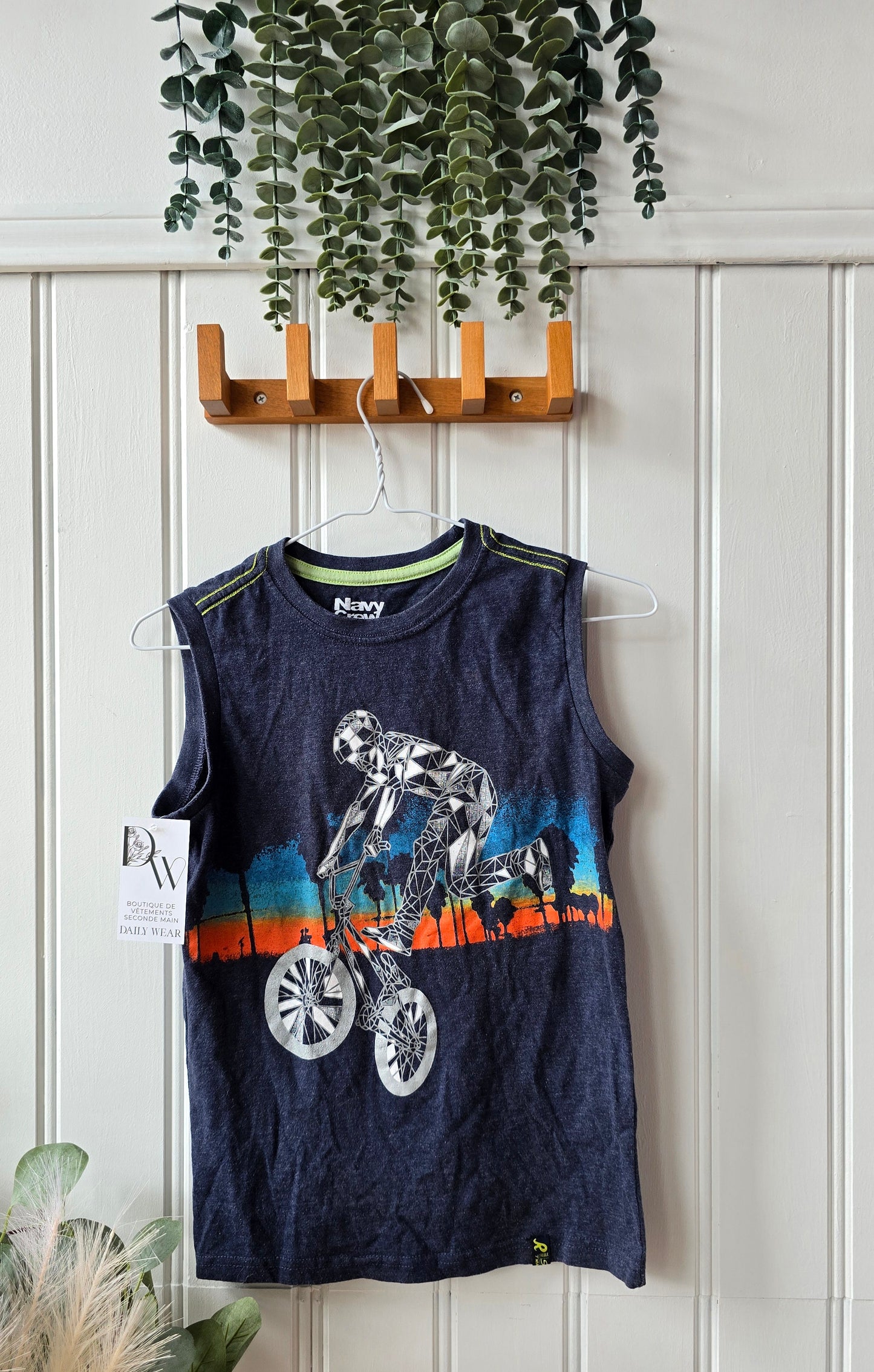 Camisole Navy Crew Skate, 8 ans
