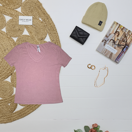 T-shirt Rose, Large