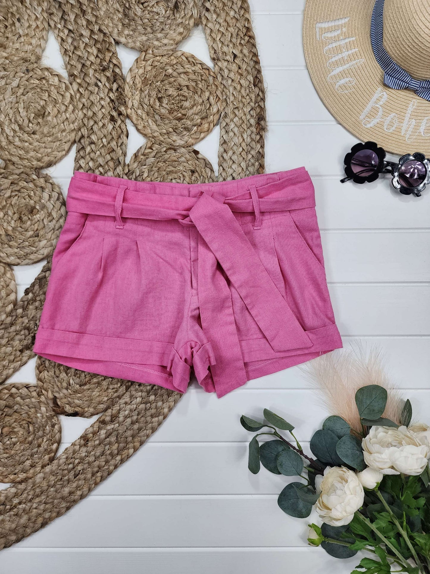 Short en lin Séduction, 14 ans