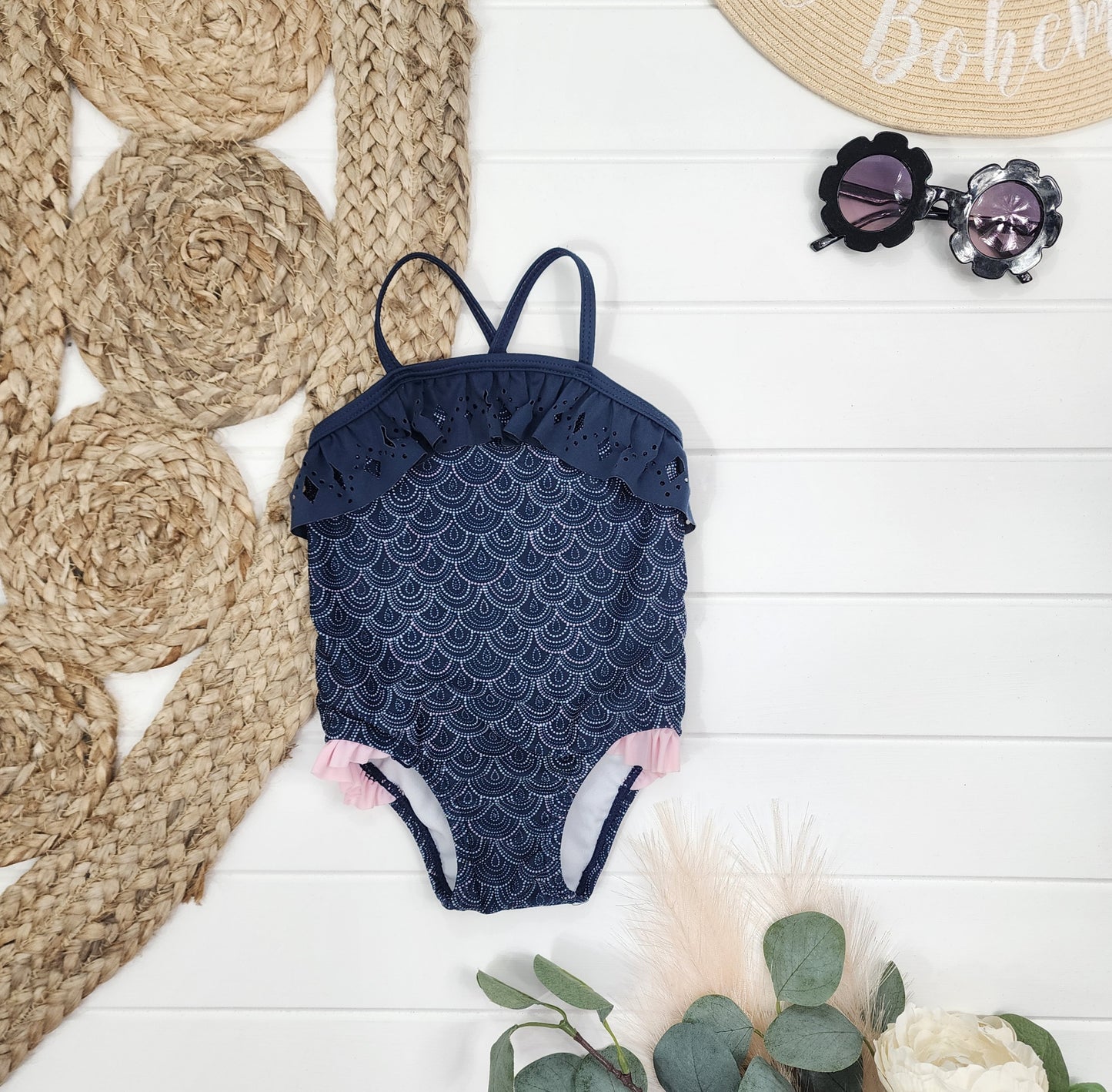 Costume de bain Trois moutons, 9 mois