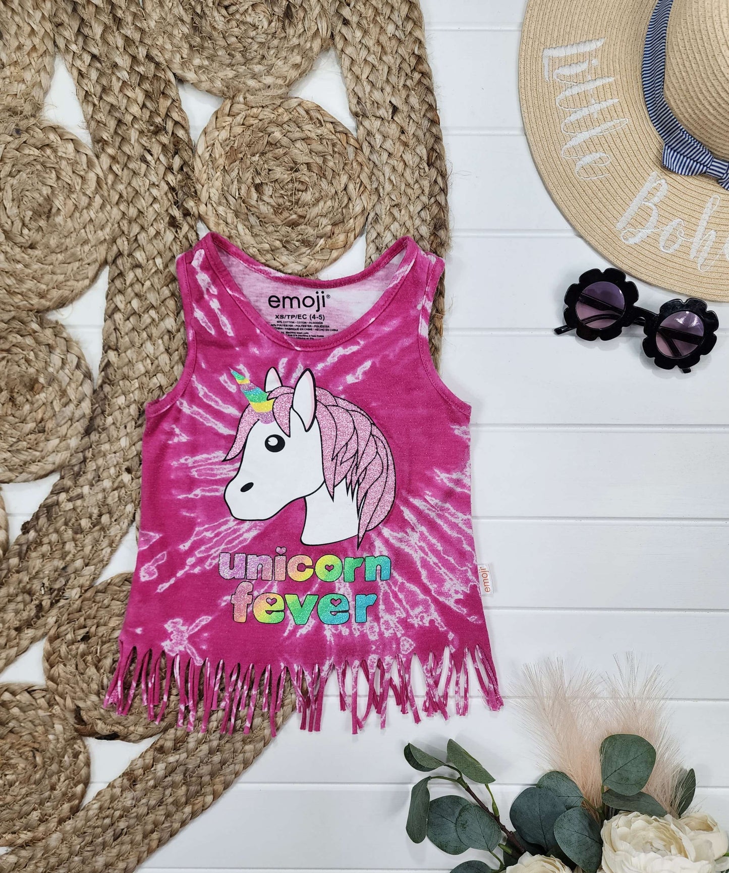 Camisole de Licorne, Emoji, 4 ans