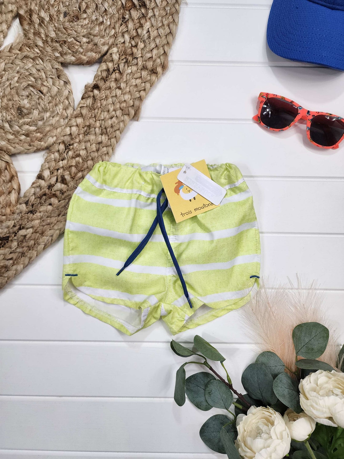 Caleçon de bain Trois moutons, 6 mois