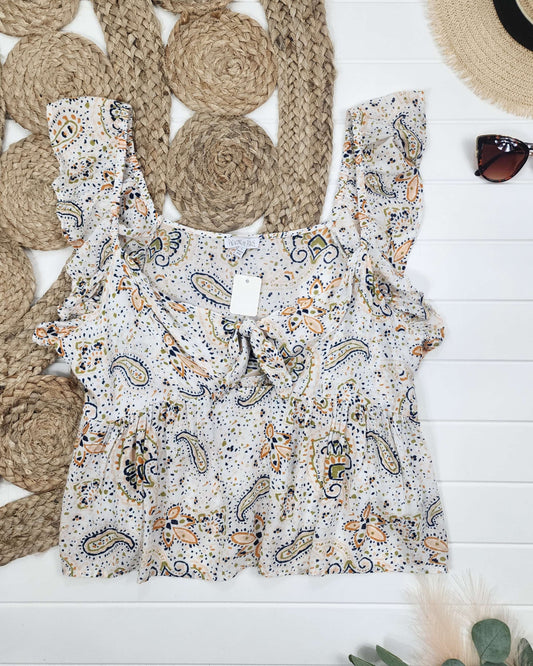 Haut à volants Patrons of Peace, Large