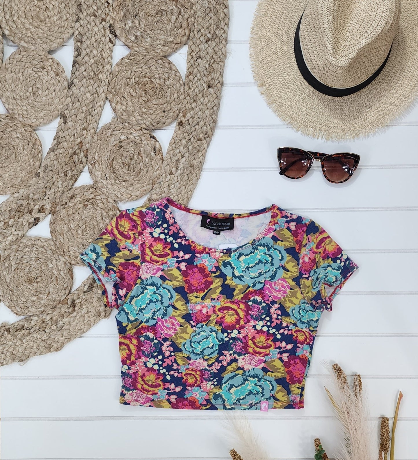 Crop Top Lait de poule, XSmall