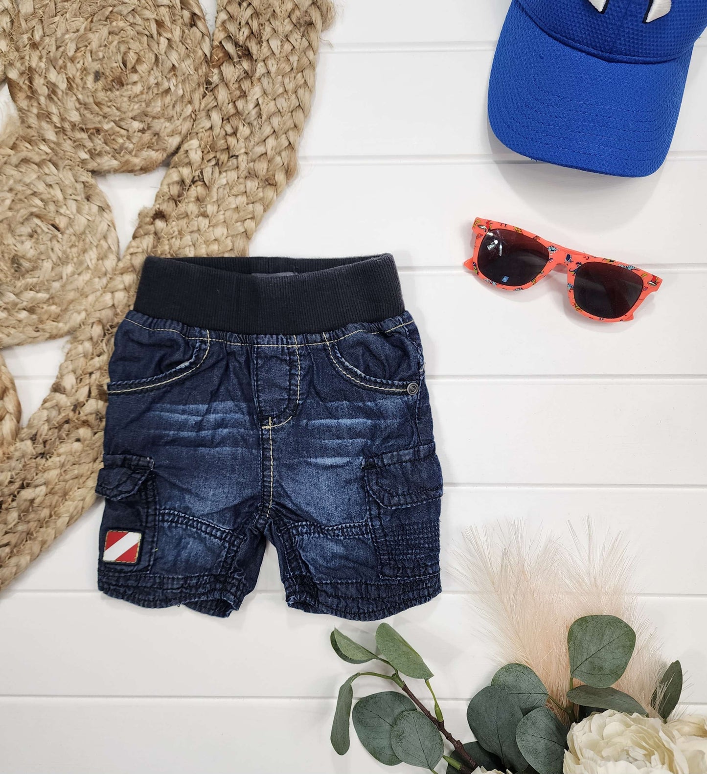 Short en jeans Badaboom, 3 mois