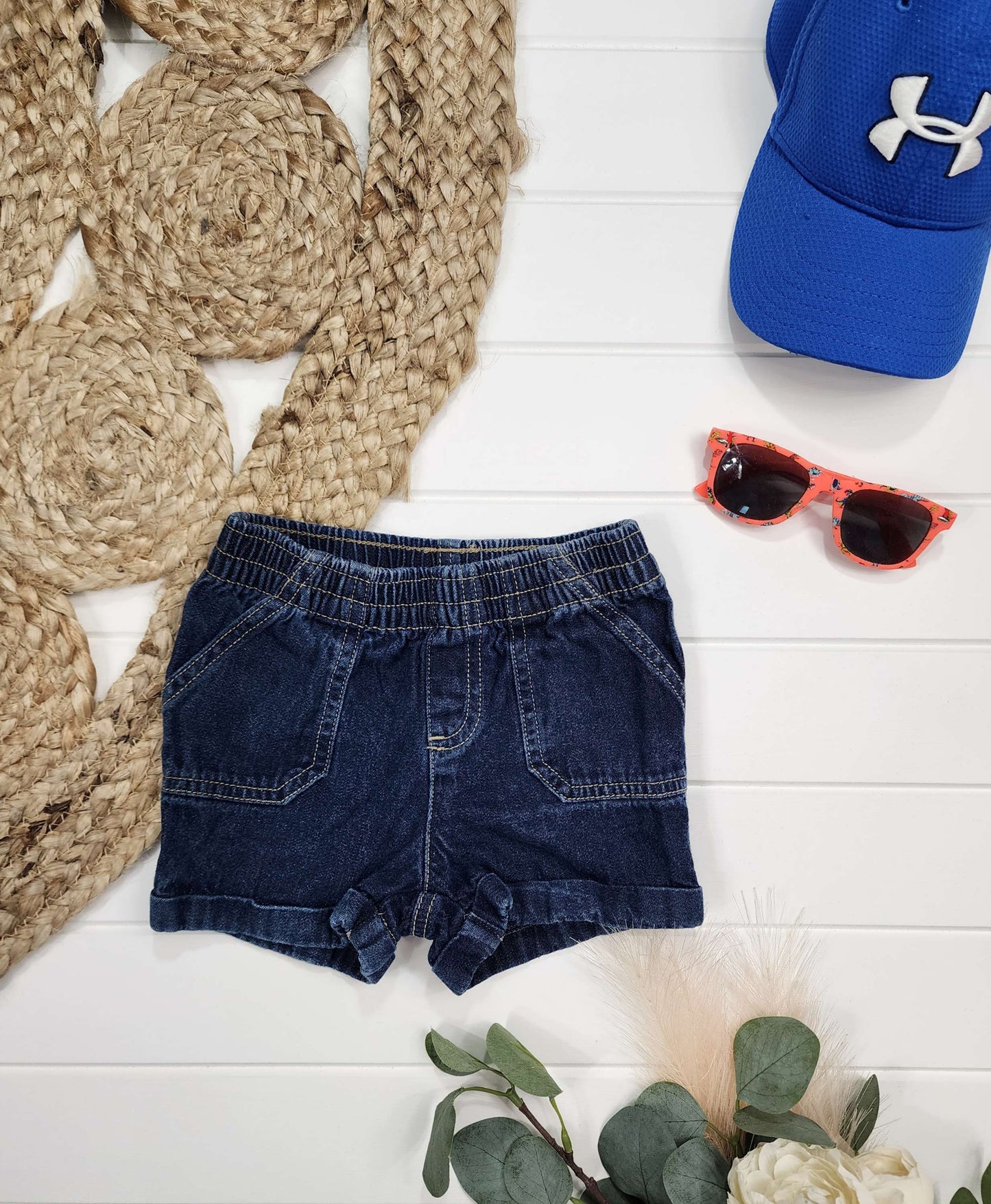 Short en jeans George, 18-24 mois