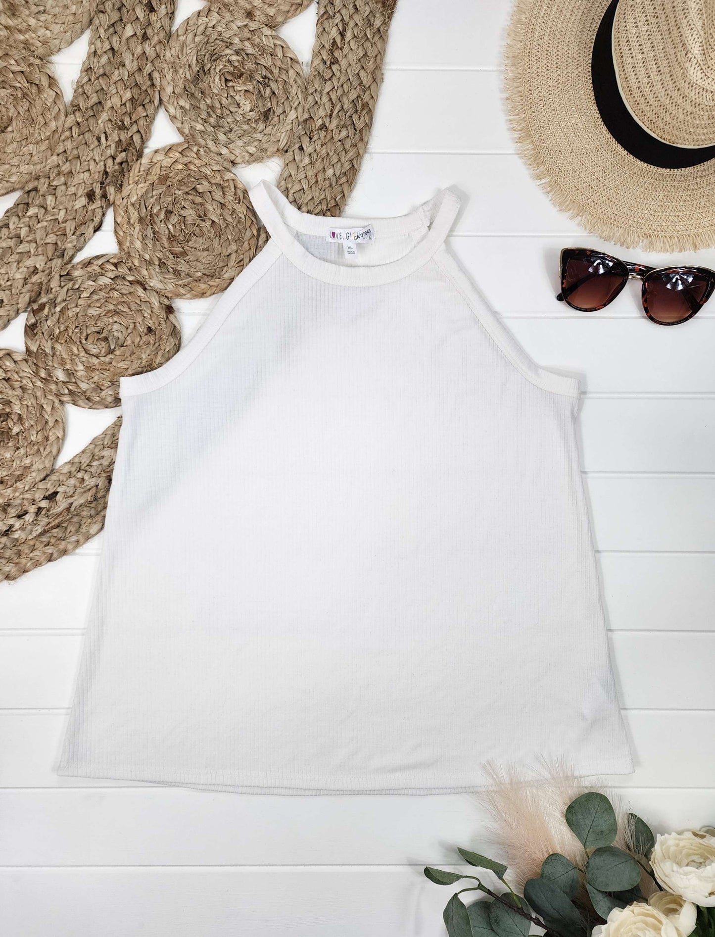 Camisole blanche, XLarge
