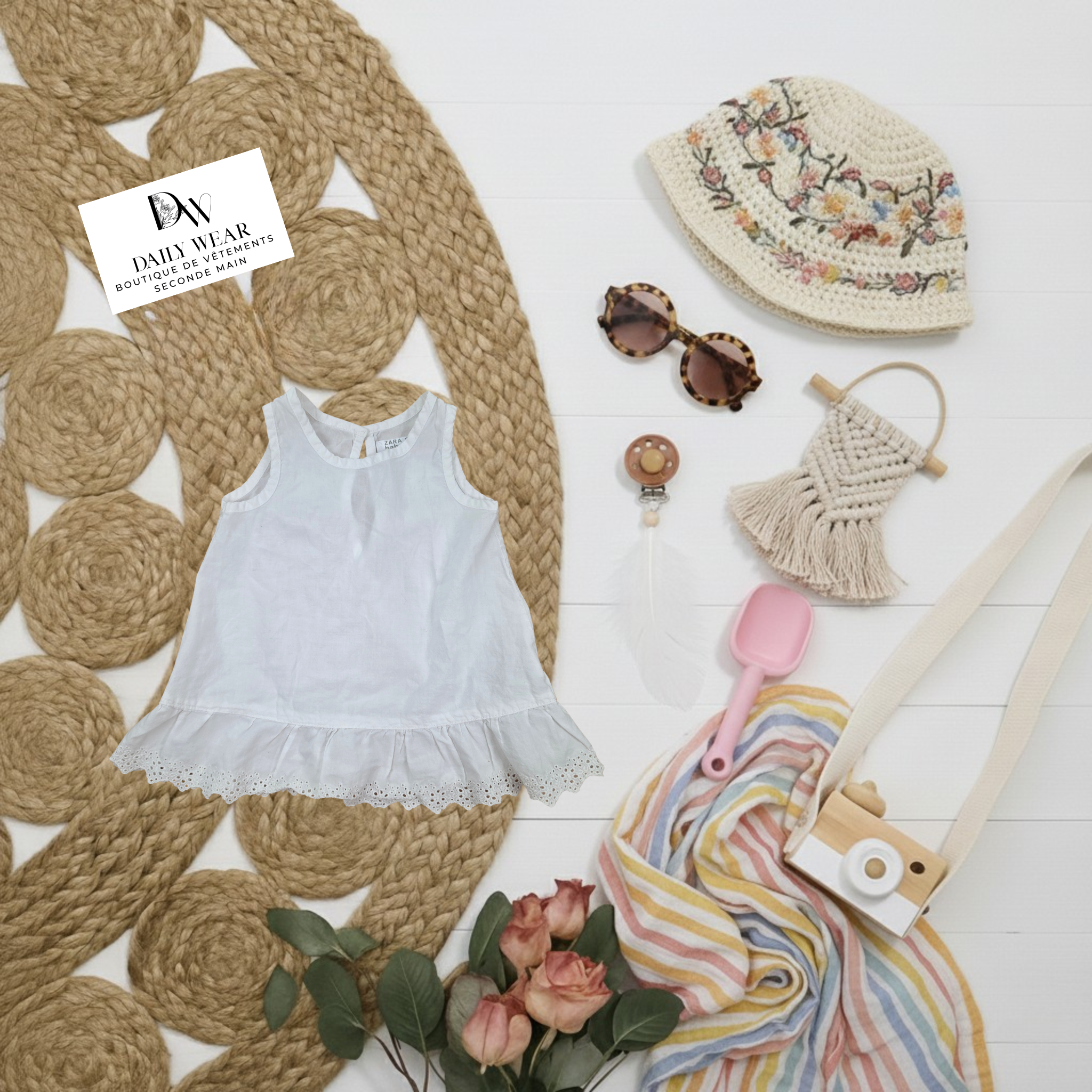 Camisole Zara, 3-6 mois