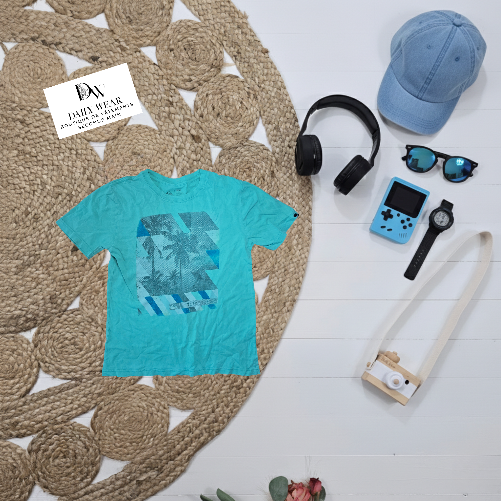 T-shirt Quiksilver, 8 ans