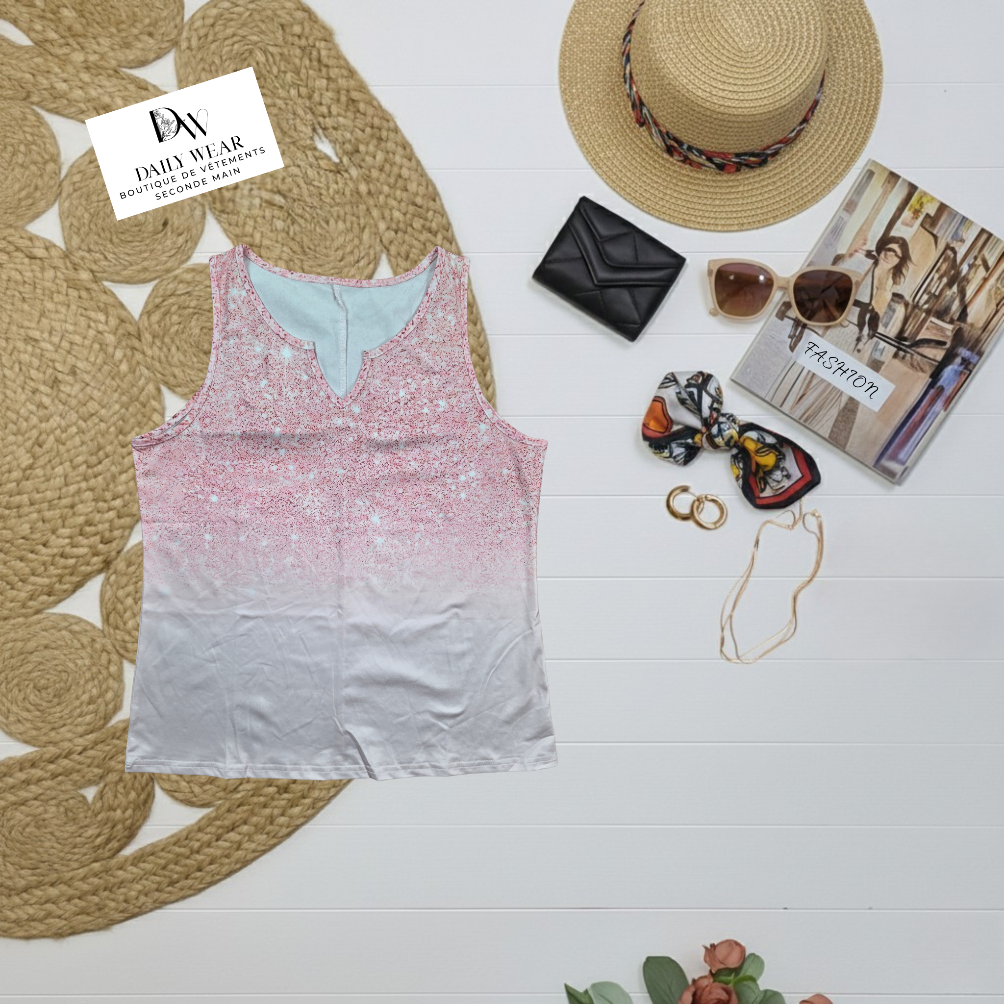 Camisole Rose, Large