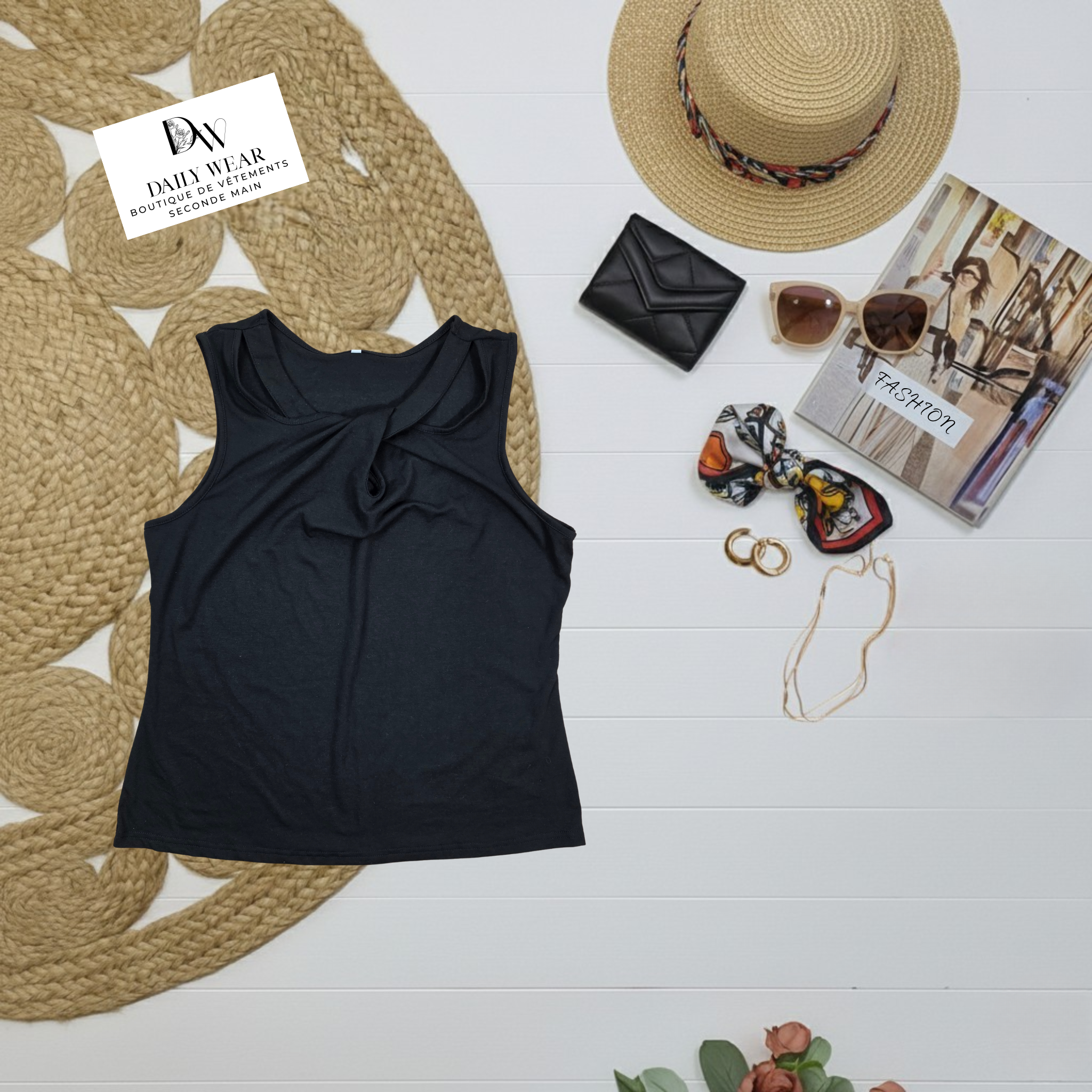 Camisole Noire, XLarge