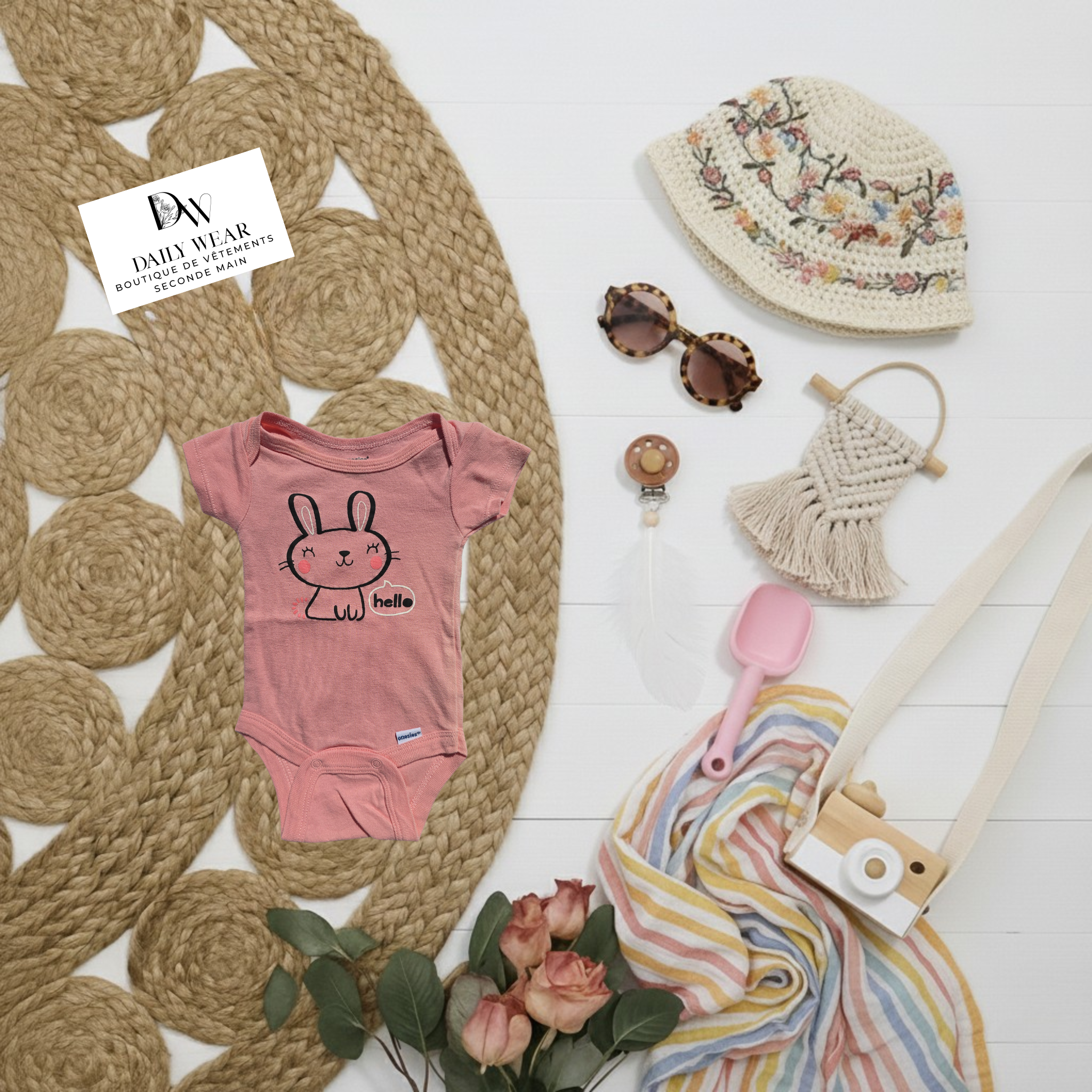 Cache-Couche Onesies, Newborn