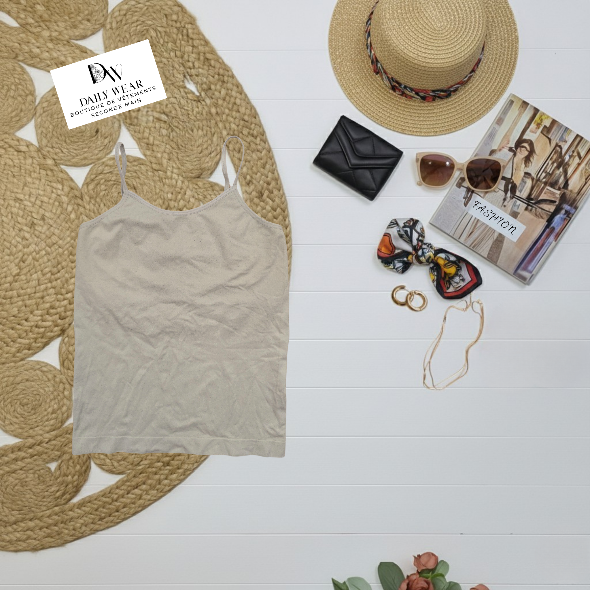 Camisole Beige, Médium