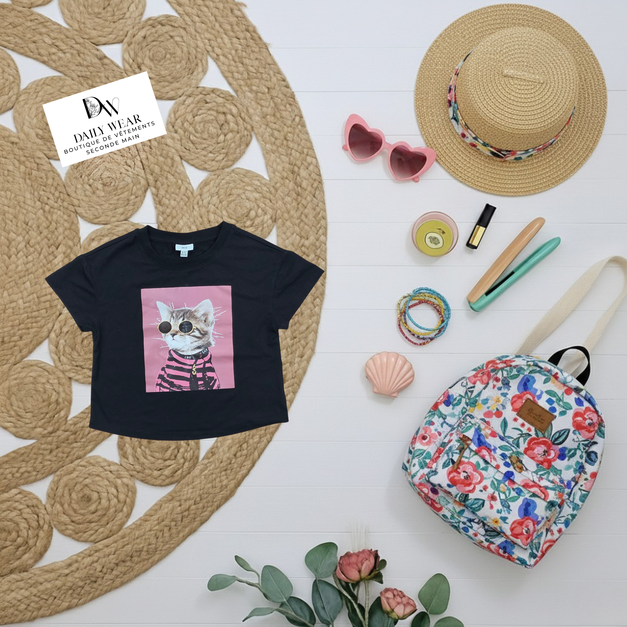 T-shirt Mid, 8-10 ans