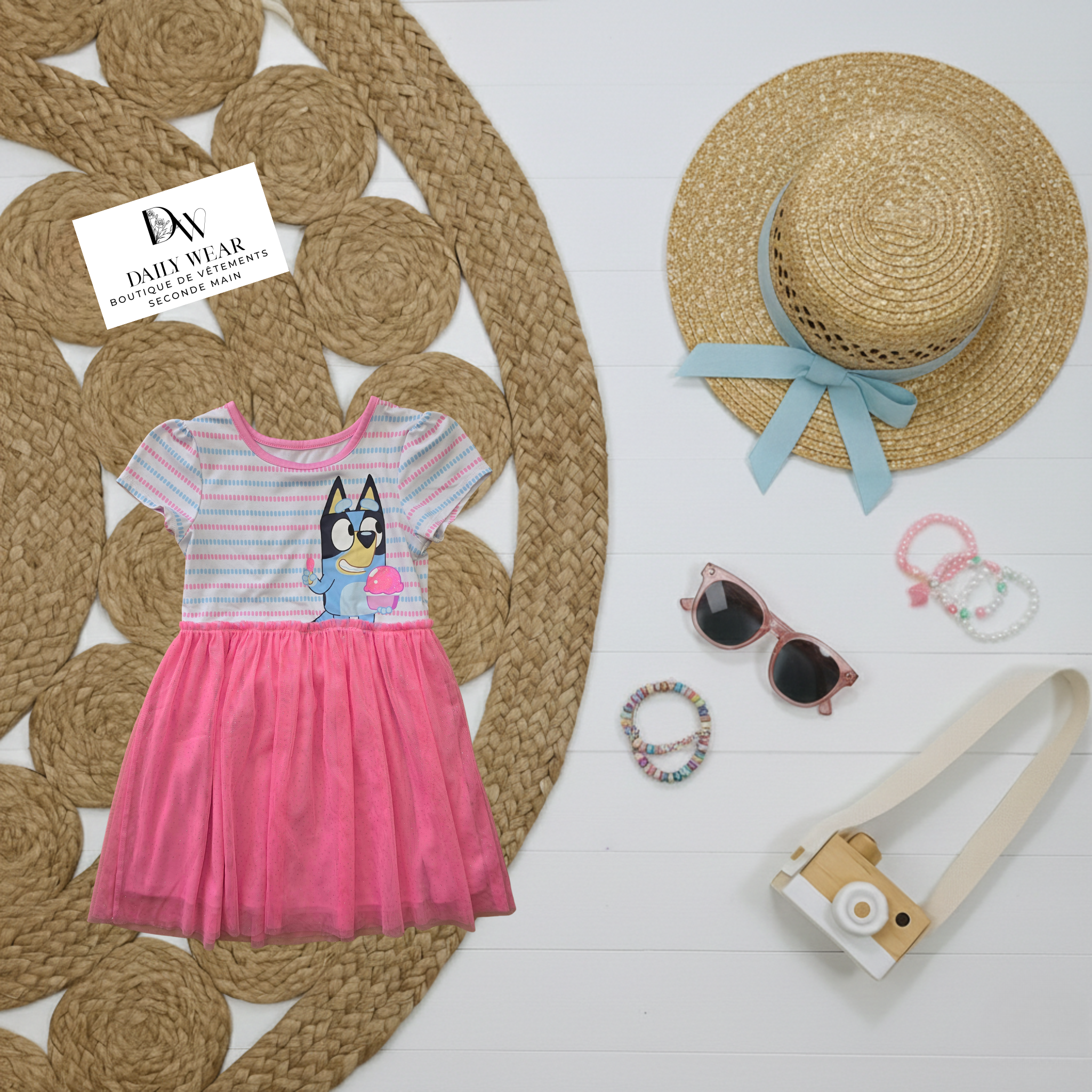 Robe Bluey, 5 ans