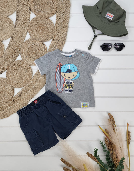 Ensemble Badaboom et Quiksilver, 9-12 mois