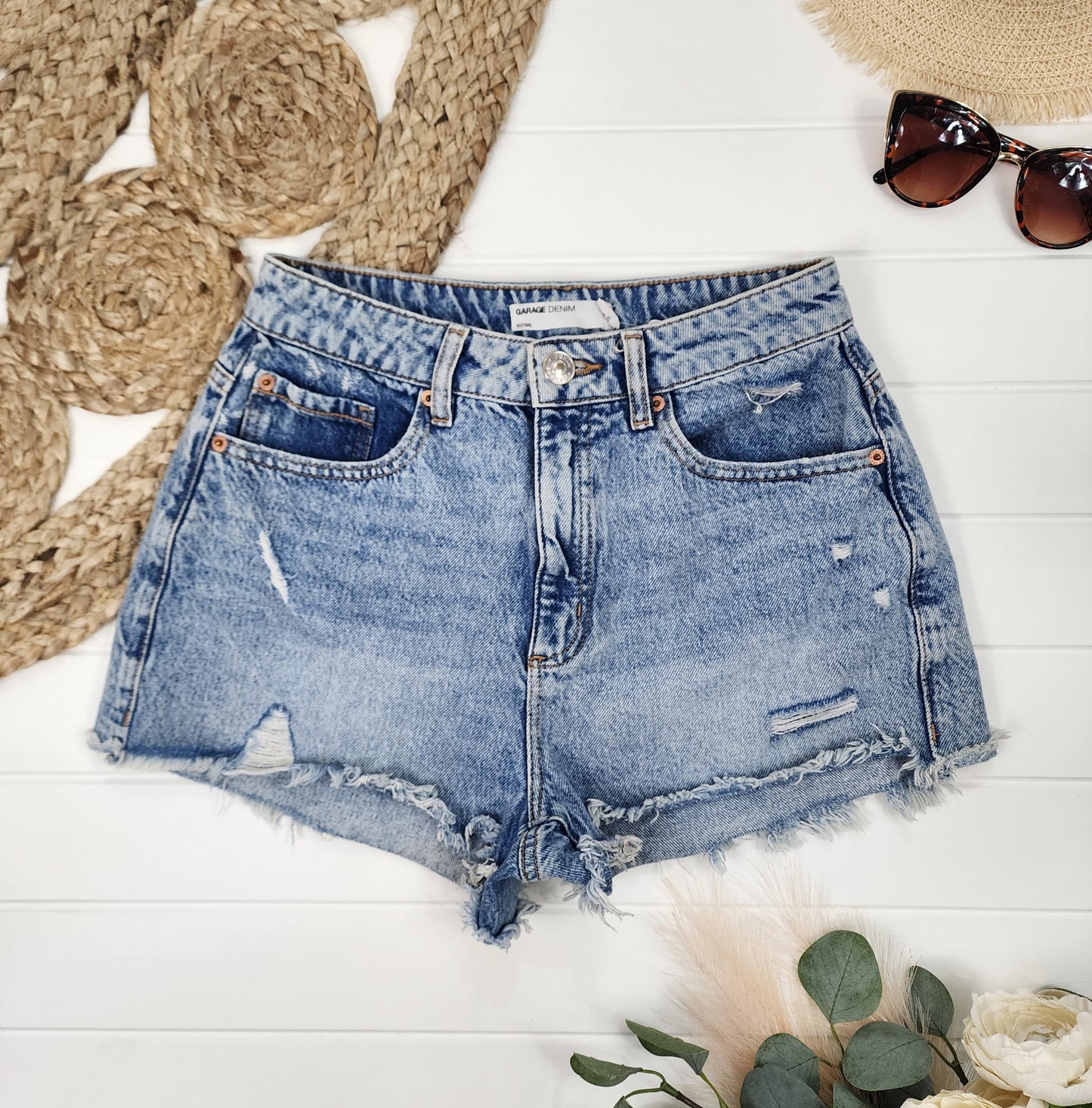 Short en jeans Garage, 3