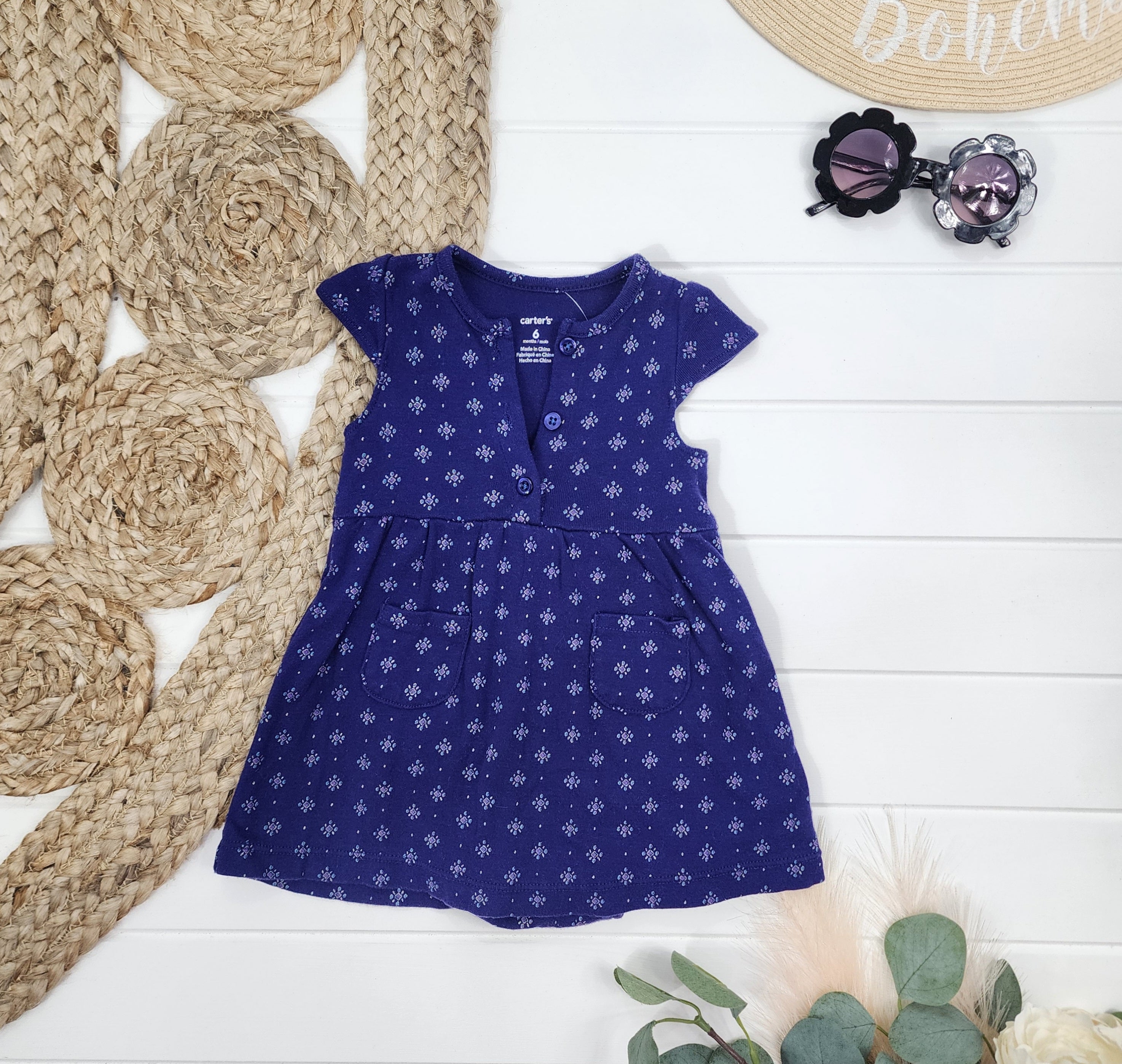 Robe cache-Couche Carter's, 6 mois