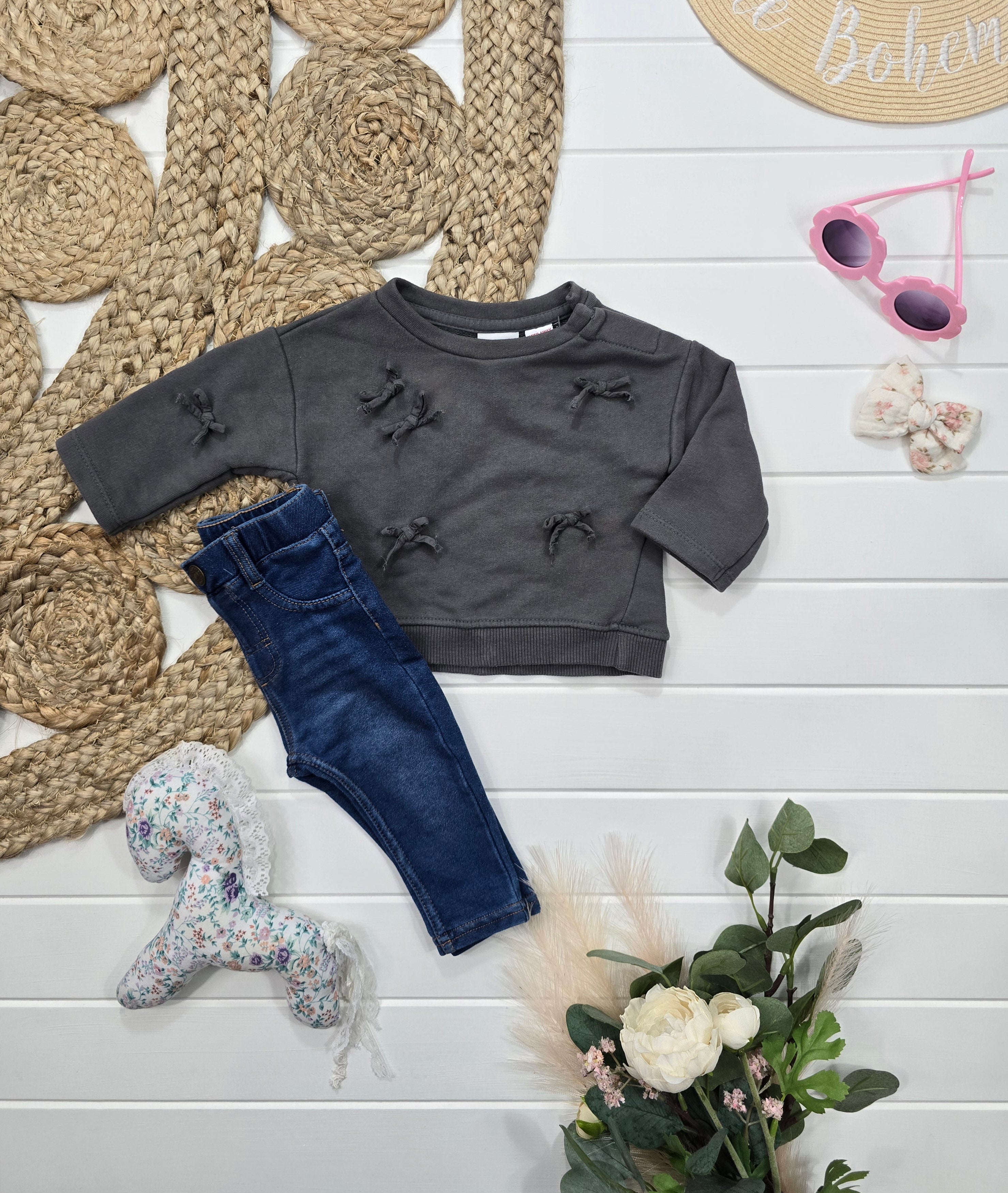 Ensemble Miles Baby, Zara et H&M, 4-6 mois