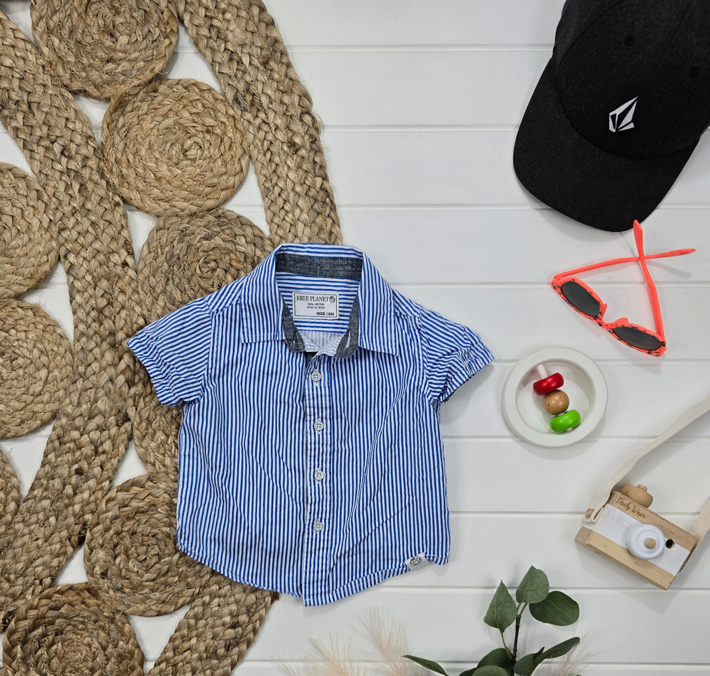 Chemise Free Planet, 12 mois