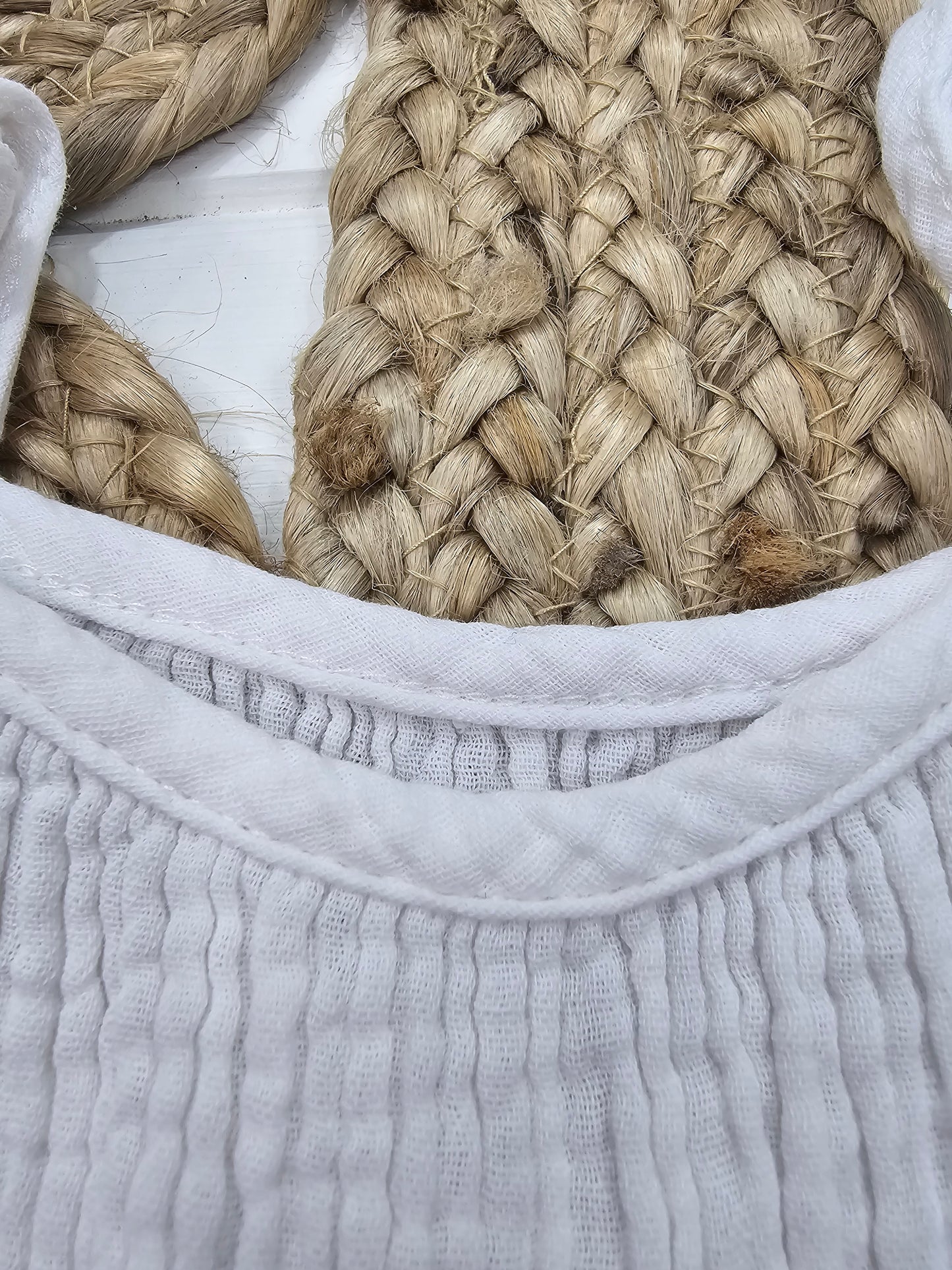 Barboteuse blanche, 12 mois