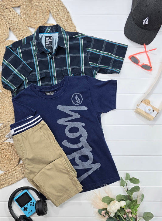 Ensemble Billabong, Volcom et Carter's, 7-8 ans