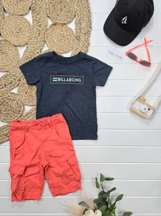Ensemble Billabong et Carter's, 2 ans