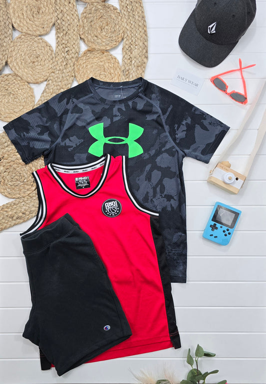 Ensemble Under Armour, Andi et Champion, 10-12 ans