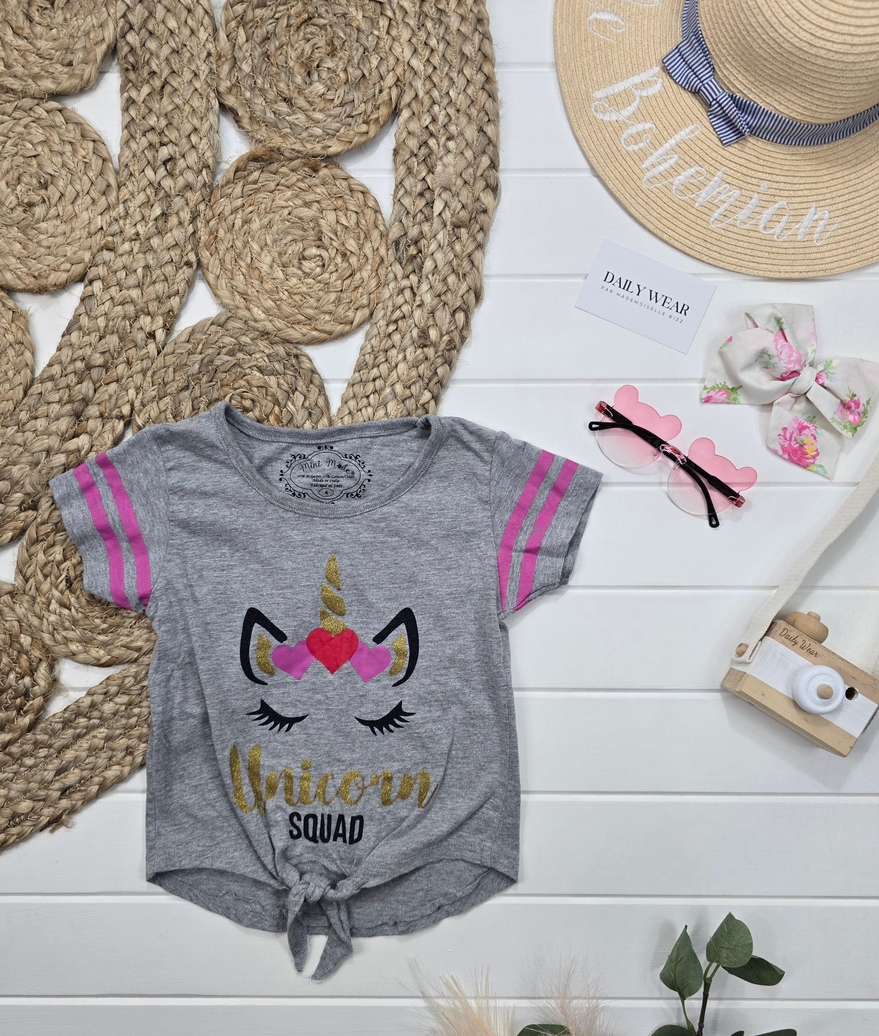 T-shirt Mini Mode, 4 ans
