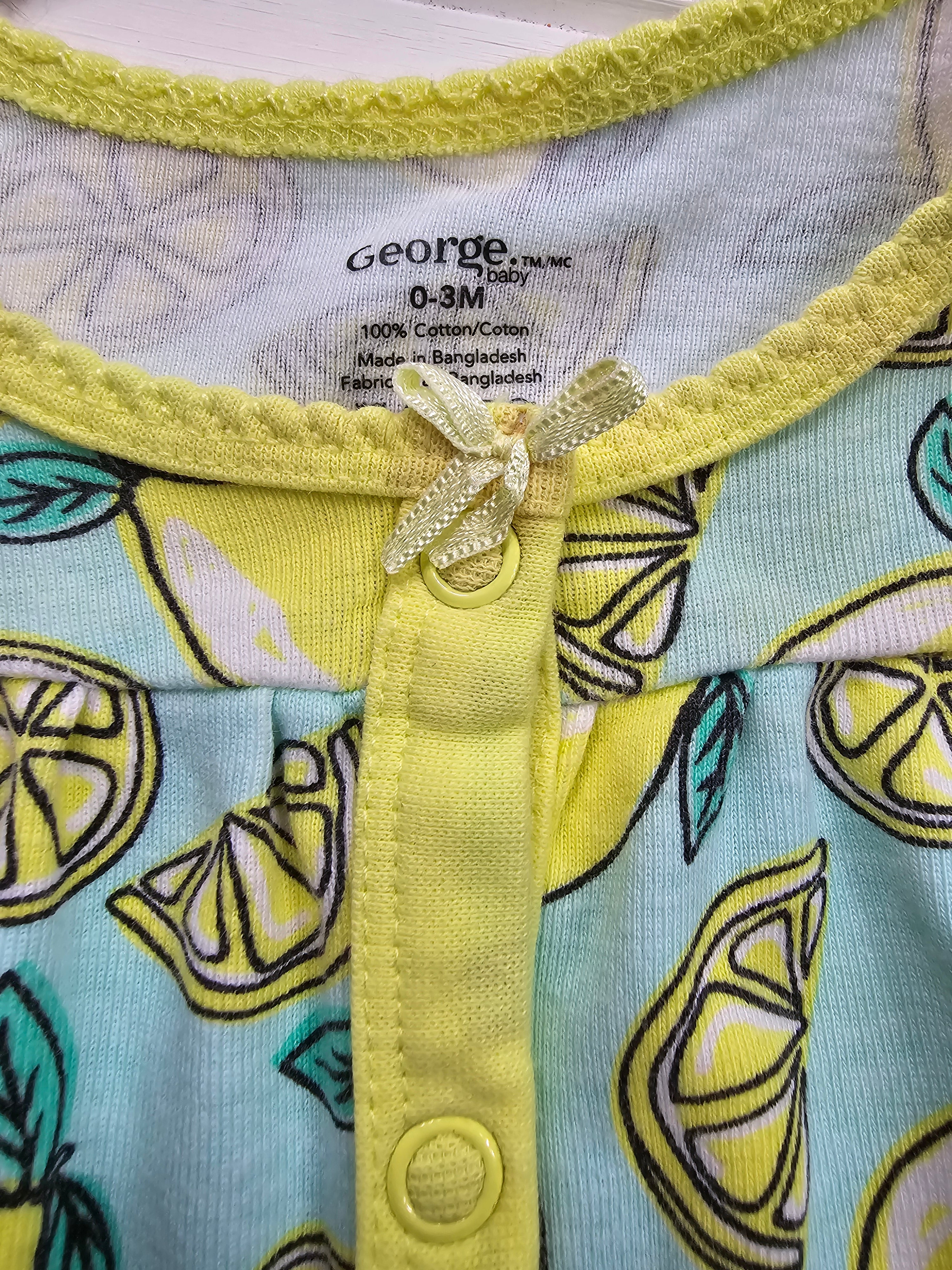 Pyjama George, 0-3 mois