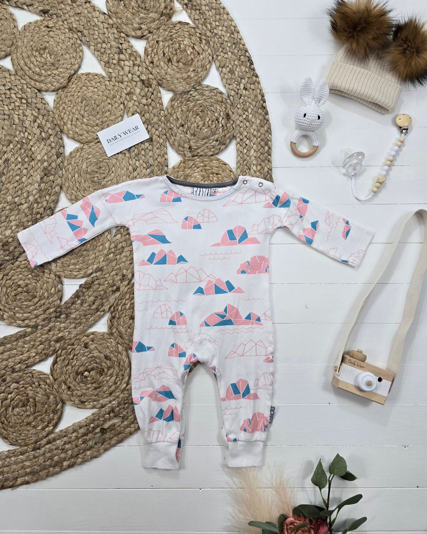 Pyjama 6Sticks, 9-12 mois