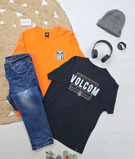 Ensemble Volcom, Obey et American Eagle, Large-36
