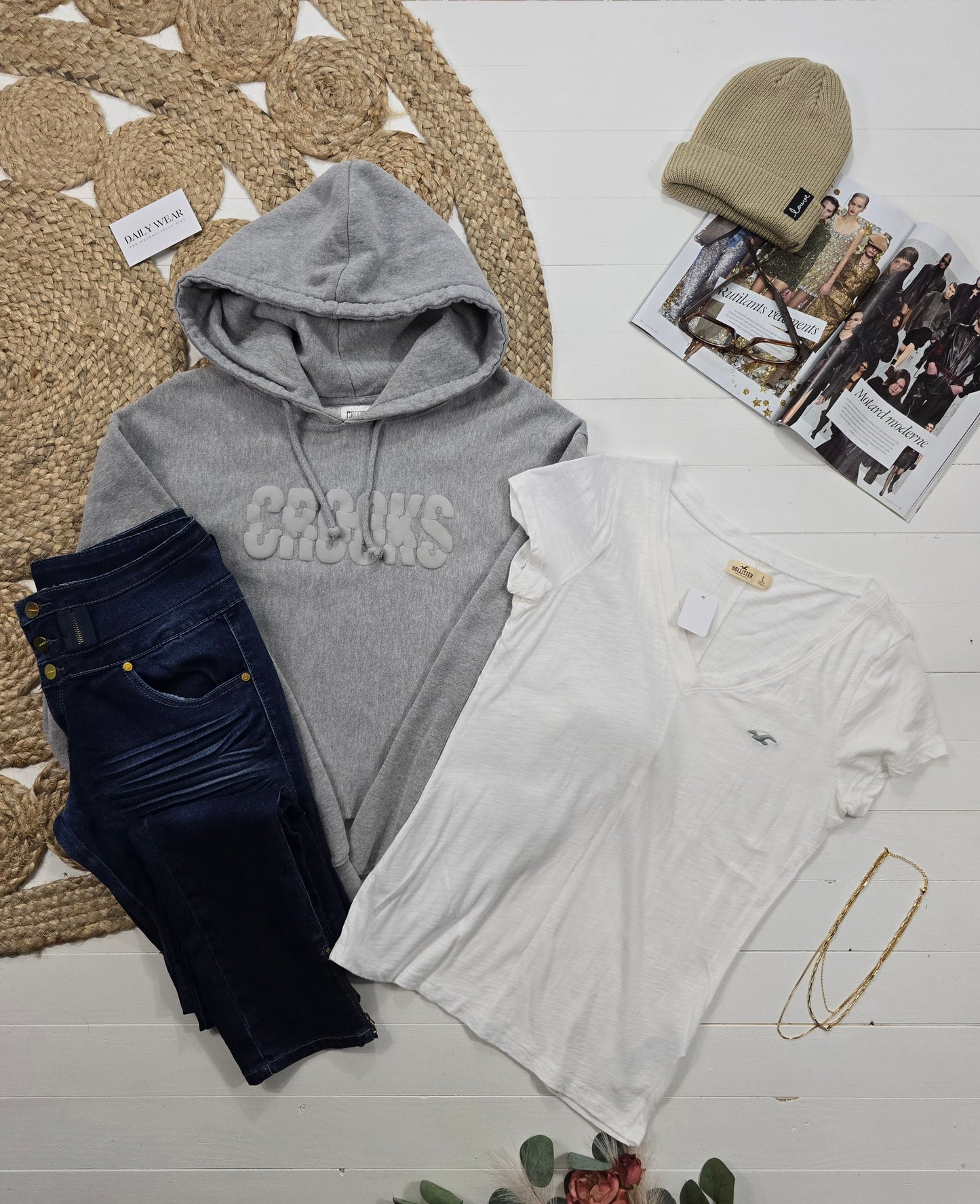 Ensemble Holister, Jacqueline de Yong, Crooks & Castles et Parasuco, XLarge-13