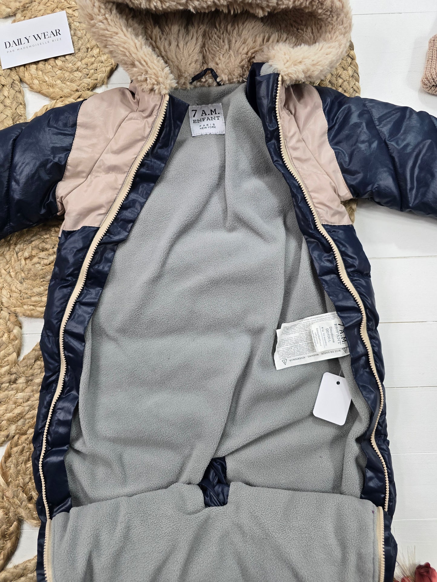 Combinaison 7 A.M., 6-12 mois