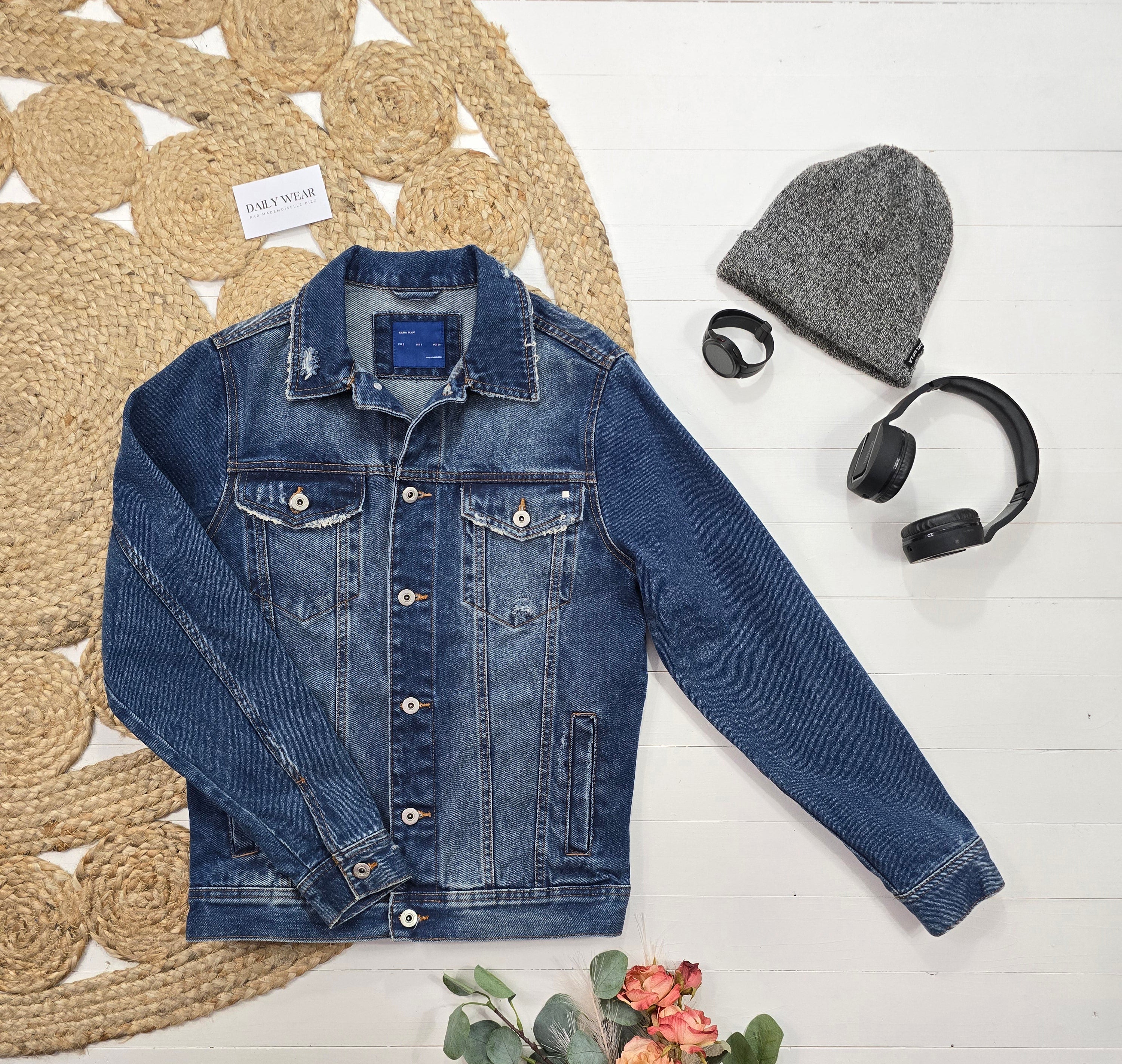 Blouson en jeans Zara, Small