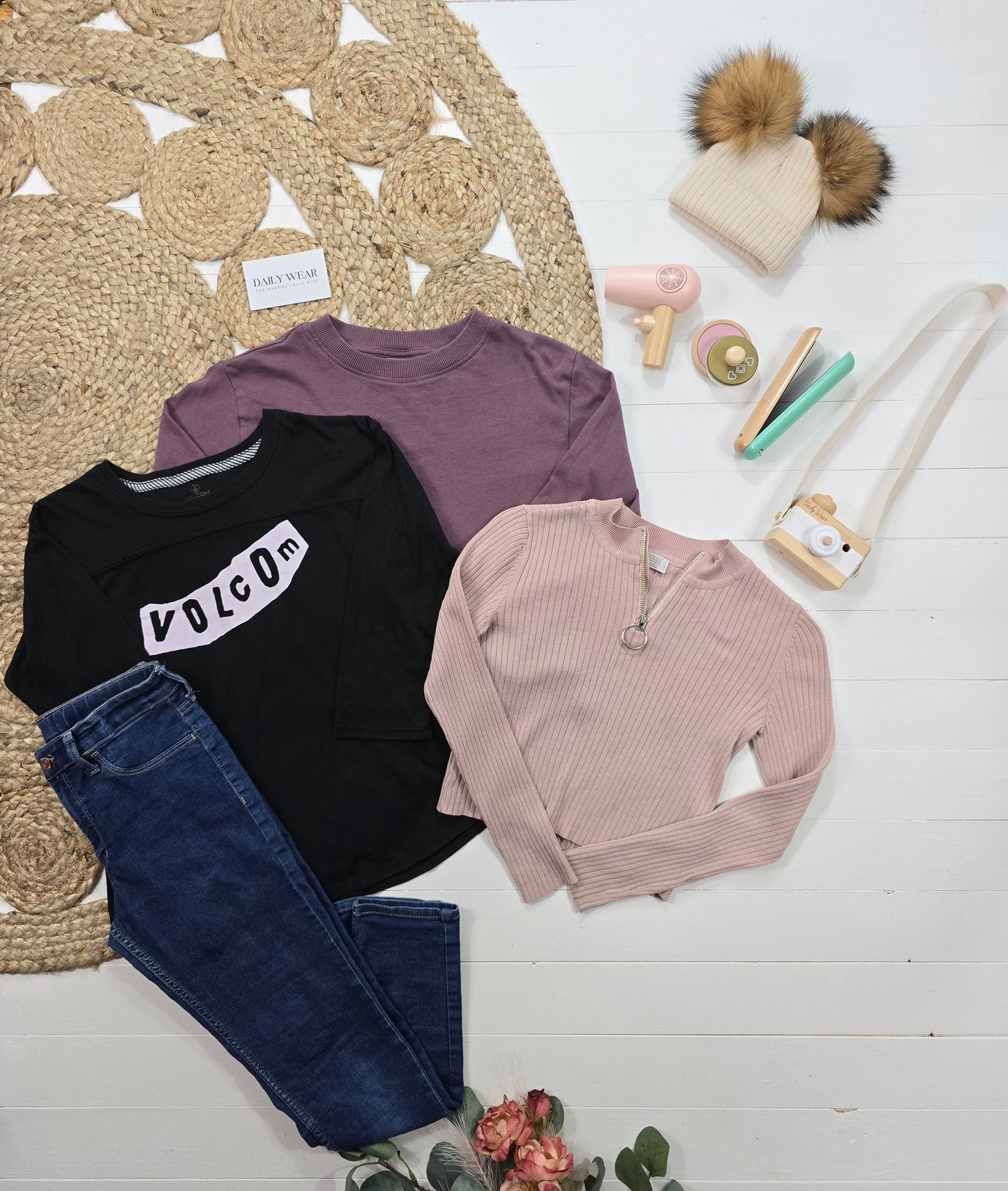 Ensemble Volcom, Zara et H&M, 8-10 ans