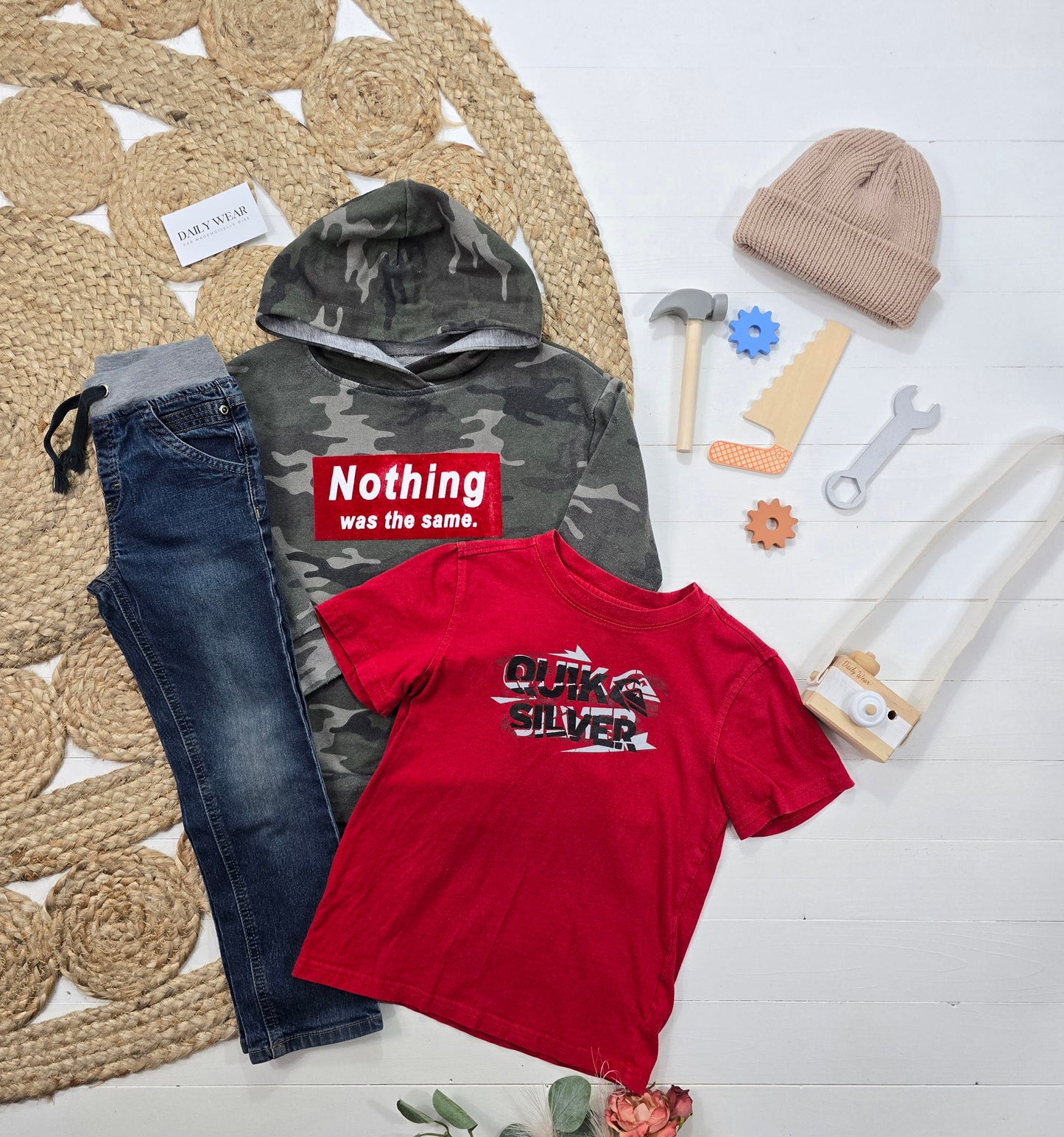 Ensemble Quiksilver, H&M et Tag, 6 ans