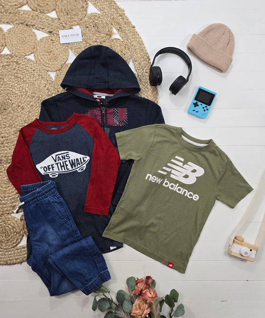 Ensemble New Blance, Vans et H&M, 8-10 ans