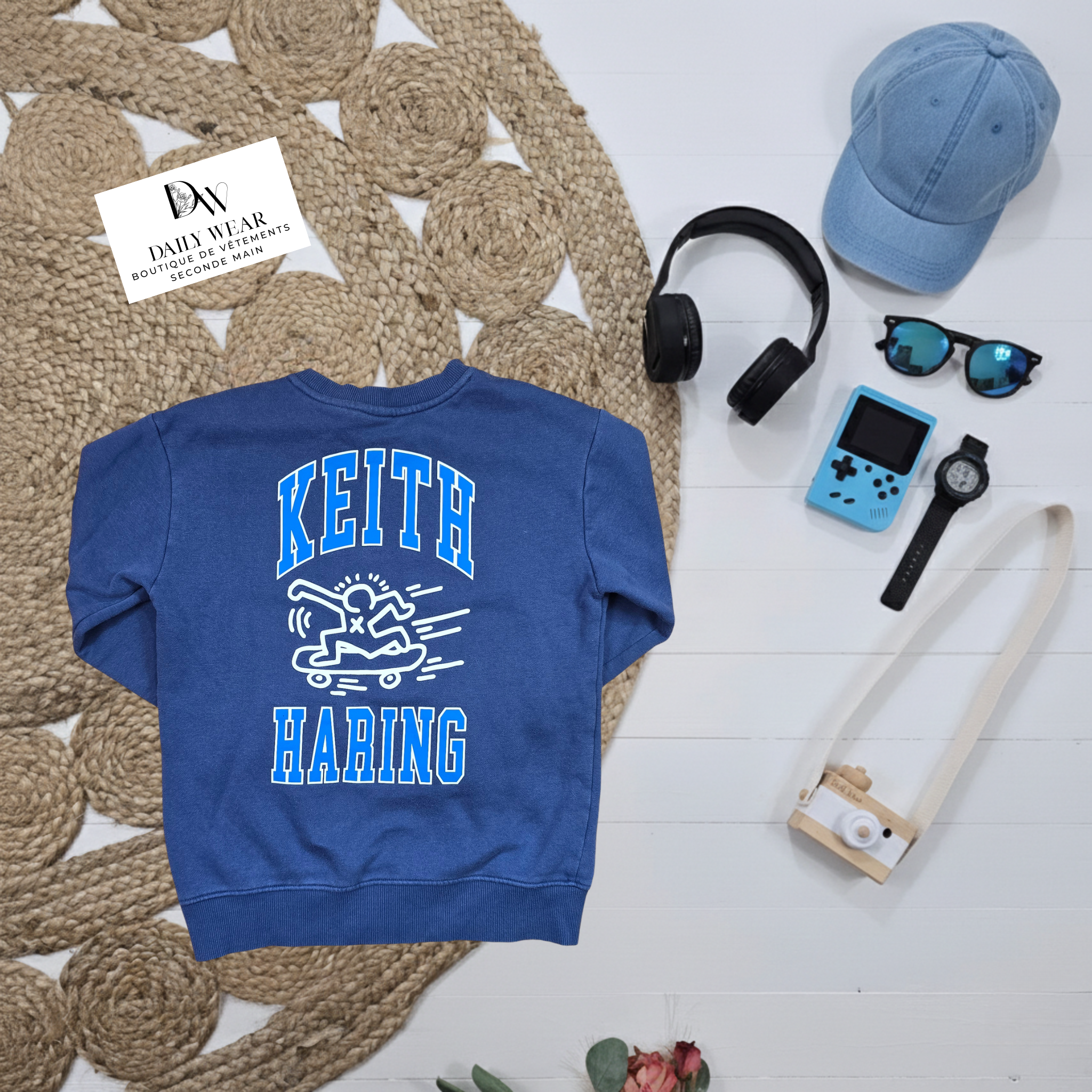Crewneck Keith Ham, 10-12 ans