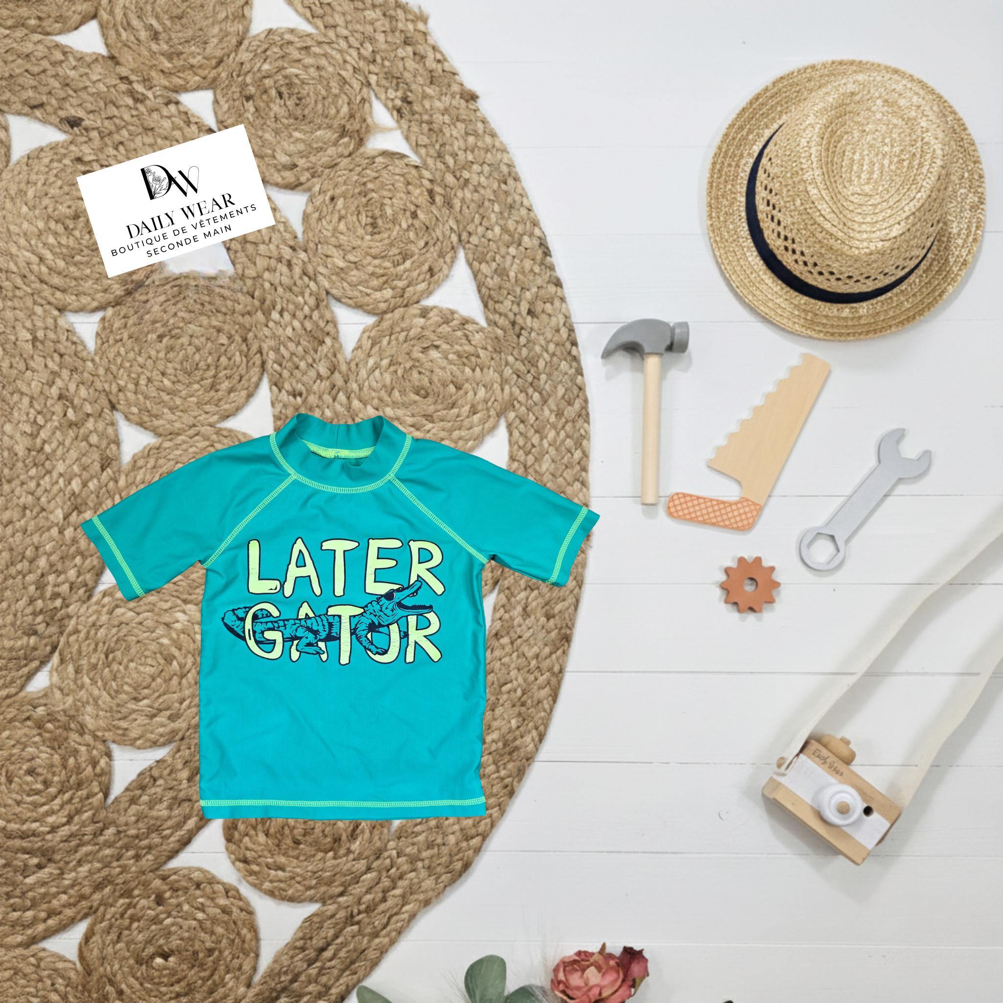 T-shirt de bain Carter's, 3 ans