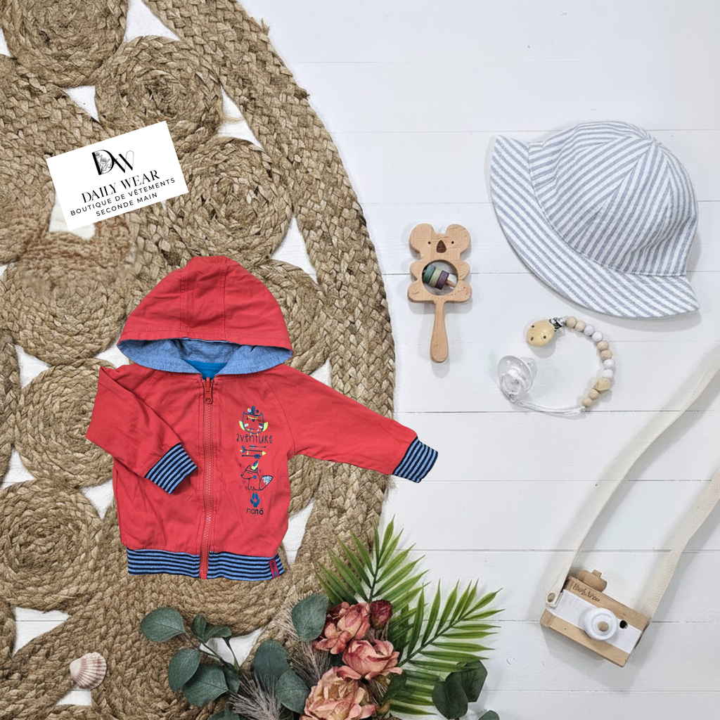 Veste à capuchon Nanö, 6 mois