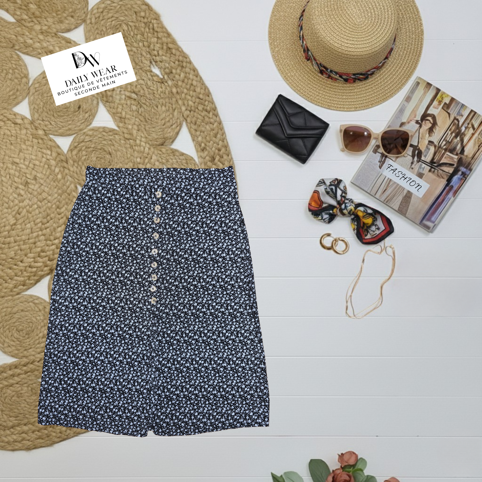 Jupe Lily Morgan, Large