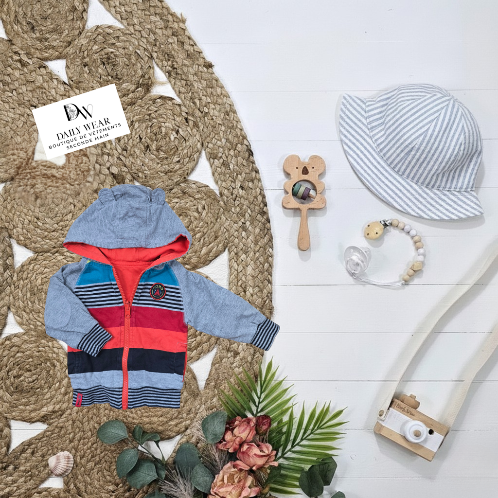 Veste à capuchon Nanö, 6 mois